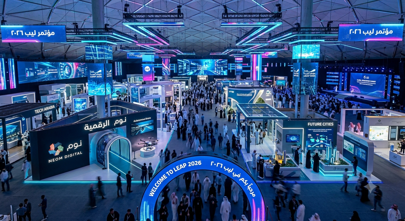 تجهيز أجنحة LEAP وDeepFest 2026 في الرياض
